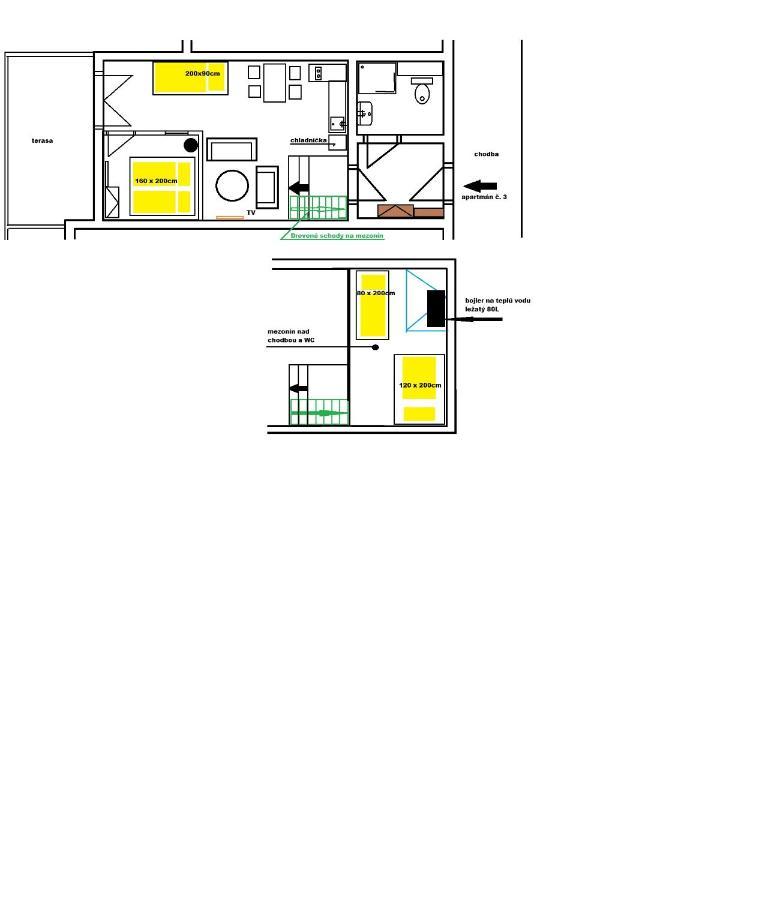 Apartman & Studio Tyrkys Spiezovec Donovaly Eksteriør billede